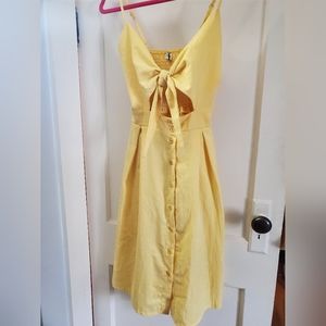 Yellow summer dress
